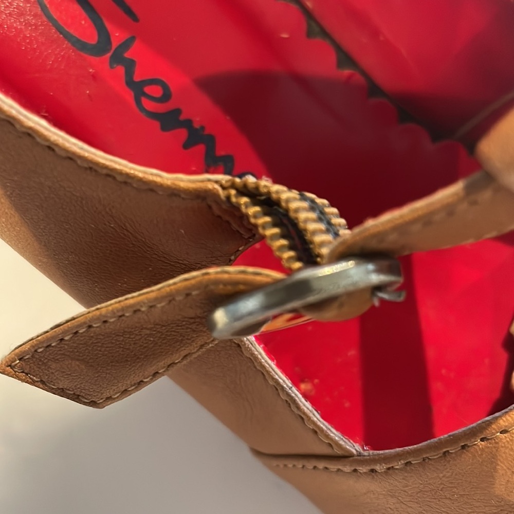 Ben Sherman Multi Tone Leather Wedge Heel - Picture 12 of 15